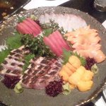 魚処 若松 - お刺身盛り合わせ