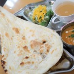 バングラキッチン - ビックリ350円ドリンク付きカレーモーニング