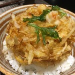 Nishiazabu Imadoki - かき揚げ丼　UP