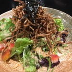 Nishiazabu Imadoki - 揚げ蕎麦サラダ(Rp.65000)