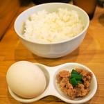 麺屋 極鶏 - 玉子かけご飯