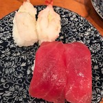 日乃出寿司 - まぐろ＆生えび