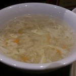 大連菜館 - ・ランチのスープ