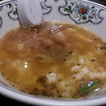 にぼらや - ・汁にご飯投入＆山椒ふりかけ