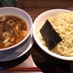 キリン食堂 - ｢黒つけ麺｣W盛り(1100g)1,050円