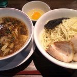 キリン食堂 - ｢黒つけ麺｣(550g)800円+｢生卵｣50円