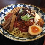 節系とんこつらぁ麺　おもと - 傾麺のボロネーゼ