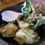 コーストテーブル - 牡蠣コース2の天ぷら