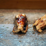 寿司栄 - 穴子の握り