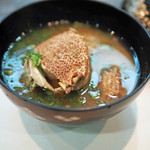 寿司栄 - 毛蟹のお味噌汁