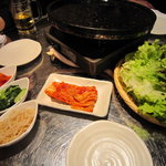 韓国亭豚や - この白菜キムチは焼き用です。
