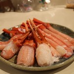 シロクマ食堂 - 活き紅ズワイガニ　刺身