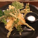 お気軽割烹 渡 - 筍の天ぷら