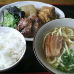 だるまそば - 煮付けそばセット