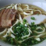 だるまそば - 煮付けそばセット（三枚肉そば）