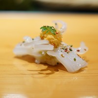 天寿し 京町店 - 赤烏賊に細工