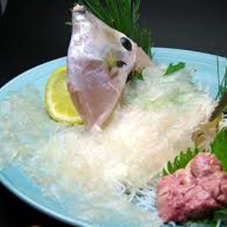 ♦活かわはぎお造り「いけす完備」しております。