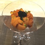 かにじぇんぬ 北新地 - ウニイクラご飯