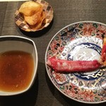 かにじぇんぬ 北新地 - 蟹味噌ポン酢が旨い！