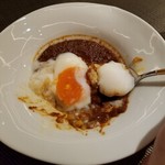 かにじぇんぬ 北新地 - 温泉玉子もサービスしてくれます！