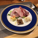 リストランテ ラ チャウ - ランチの前菜盛り合わせ。