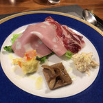 リストランテ ラ チャウ - 盛り合わせも一品ずつが美味♪