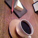 石かわ珈琲 - きたかまブレンドとチーズケーキ