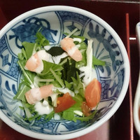 季節の魚と釜飯 魚信 - 海老サラダ