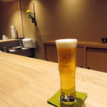 生ビール中700円税別(2017.1月)