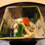 観山 - 5.堀川牛蒡(修学院) 胡麻和え ほうれん草の軸 大根 金時人参