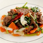 ●Beautiful skin and health Stir-fried venison ~From the course menu~