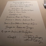 フォリオリーナ・デッラ・ポルタ・フォルトゥーナ - メニューリスト（何が書いてあるか教えて欲しい）