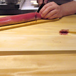 祇園 きだ - カウンター前(2017年1月)