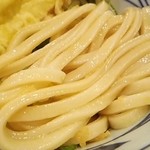 Marugame Seimen - ぶっかけ冷小290円 ちくわ天ぷら110円