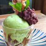 石見銀山 群言堂 西荻窪 暮らしの研究室 - 抹茶パフェ