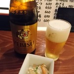 軍ちゃん - 瓶ビール＋お通し