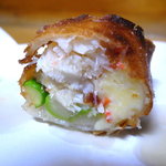 ふく田 - 蟹の春巻き（アップ）