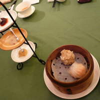 中国料理 桃李 - 海鮮餡かけ焼そばの点心