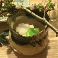 お料理 七草 - 桜チーズ豆腐