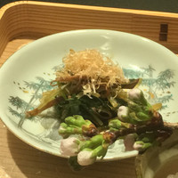 お料理 七草 - 烏賊と水菜の煮びたし