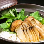 Matsutake mushroom rice