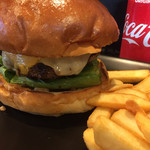 ブコウスキー - ♪デラックスチーズバーガーセット¥950