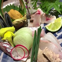 すざき町食・心旬ぎく - 刺し盛りアップ