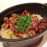 レストラン 間 - 桜海老とホタルイカ御飯は味が濃くてすごく美味しい！