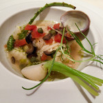 レストラン 間 - 筍をまとった真鯛がかくれんぼ