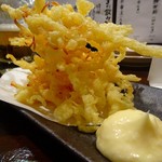 てるてるぼうず - サキイカの天ぷらはビールの親友