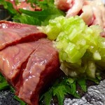 てるてるぼうず - 牛ハツ刺し