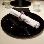 レストラン 間 - ナプキンリングは指輪型。カワイイ〜♡