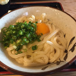 松製麺所 - 釜玉うどん