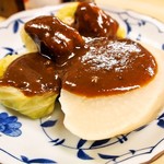 自由軒 - おでん（ロールキャベツ、大根）